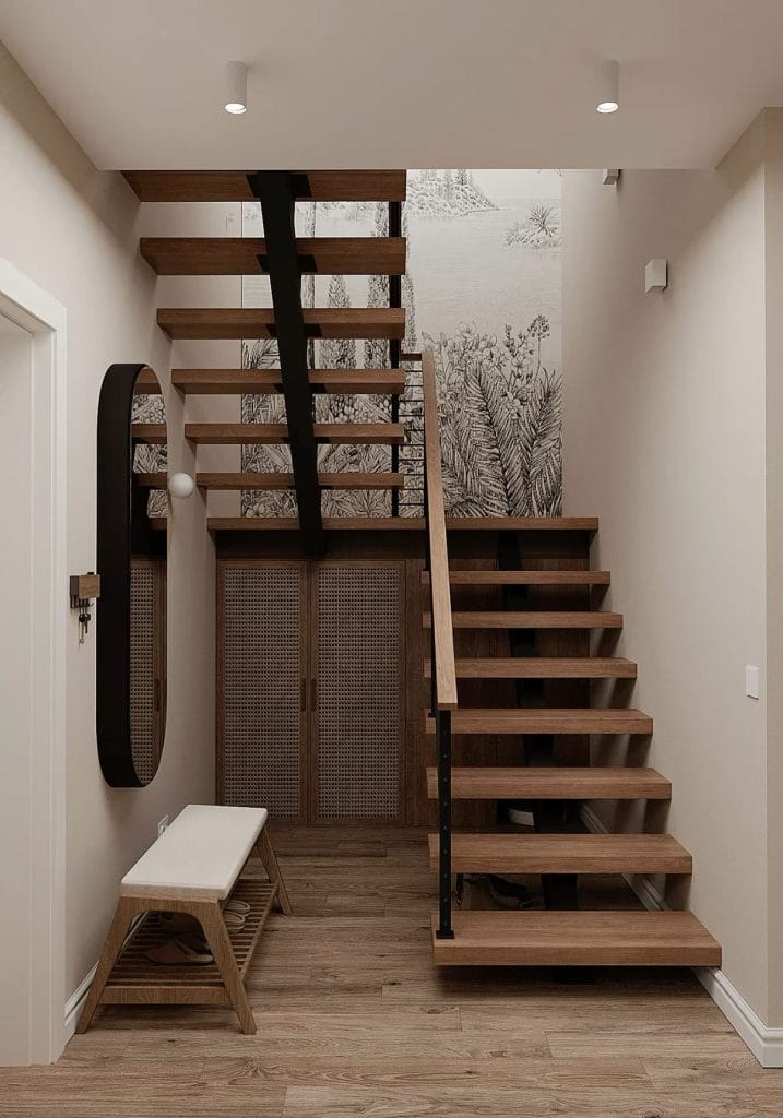 dar alan ev içi merdiven